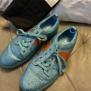 Opening Ceremony Blue Glitter Sneakers